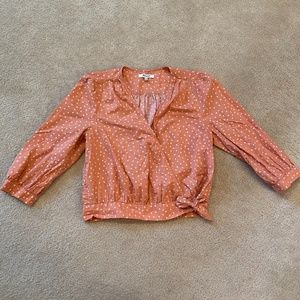 Madewell Star Wrap Blouse